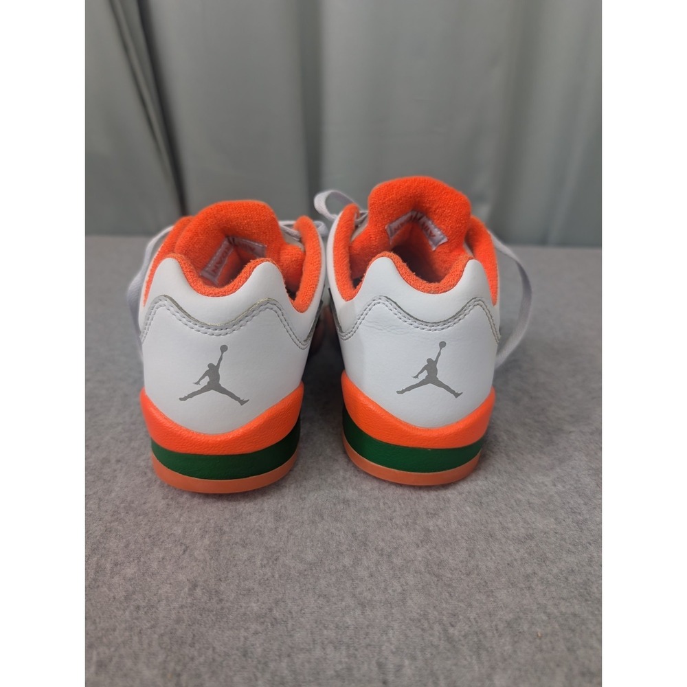 Nike Air Jordan 5 Low GS 5.5Y Womens 7 Miami Hurricanes FQ1293-018 - Picture 2 of 15